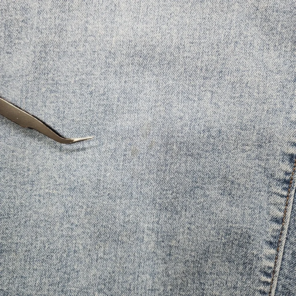 Lands End Jeans Womens 22W‎ Blue Recover High Rise Straight Ankle Crop Raw Hem